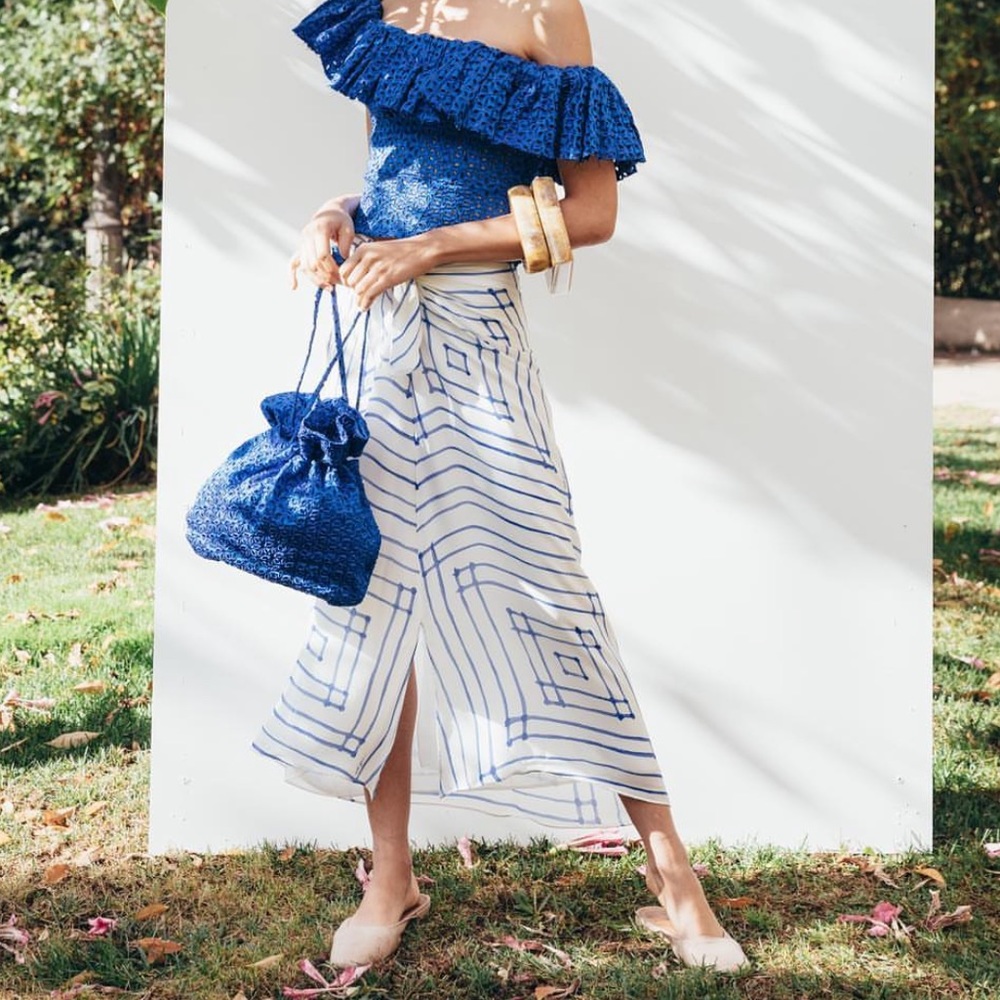 Cult Gaia Nila Skirt 💙🤍💙